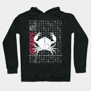 Cancer zodiac design Hoodie